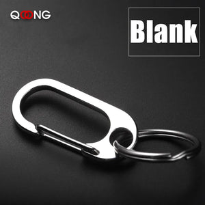 Personalized Stainless Steel Keychain Engraved Name Logo Car Key Ring Gift Y15