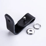 Personalized Leather Keychain with Engraved Name Logo