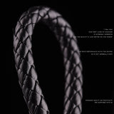 Hand Knitt Leather Rope Car Key Chain Metal Keyrings Holder