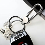 304 Stainless Steel Men Key Chain Polished Keychain Metal Male Key Ring