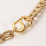 Mini 304 Stainless Steel Keychain Double Head Quick Hanging Keyring