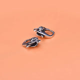 925 Sterling Silver Skull Clasp for DIY Jewelry Making