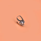 925 Sterling Silver Skull Clasp for DIY Jewelry Making