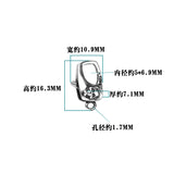 925 Sterling Silver Skull Clasp for DIY Jewelry Making