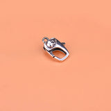 925 Sterling Silver Skull Clasp for DIY Jewelry Making