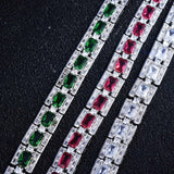 925 Silver Bracelet with Cubic Zirconia Crystal