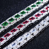 925 Silver Bracelet with Cubic Zirconia Crystal