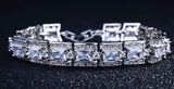 925 Silver Bracelet with Cubic Zirconia Crystal