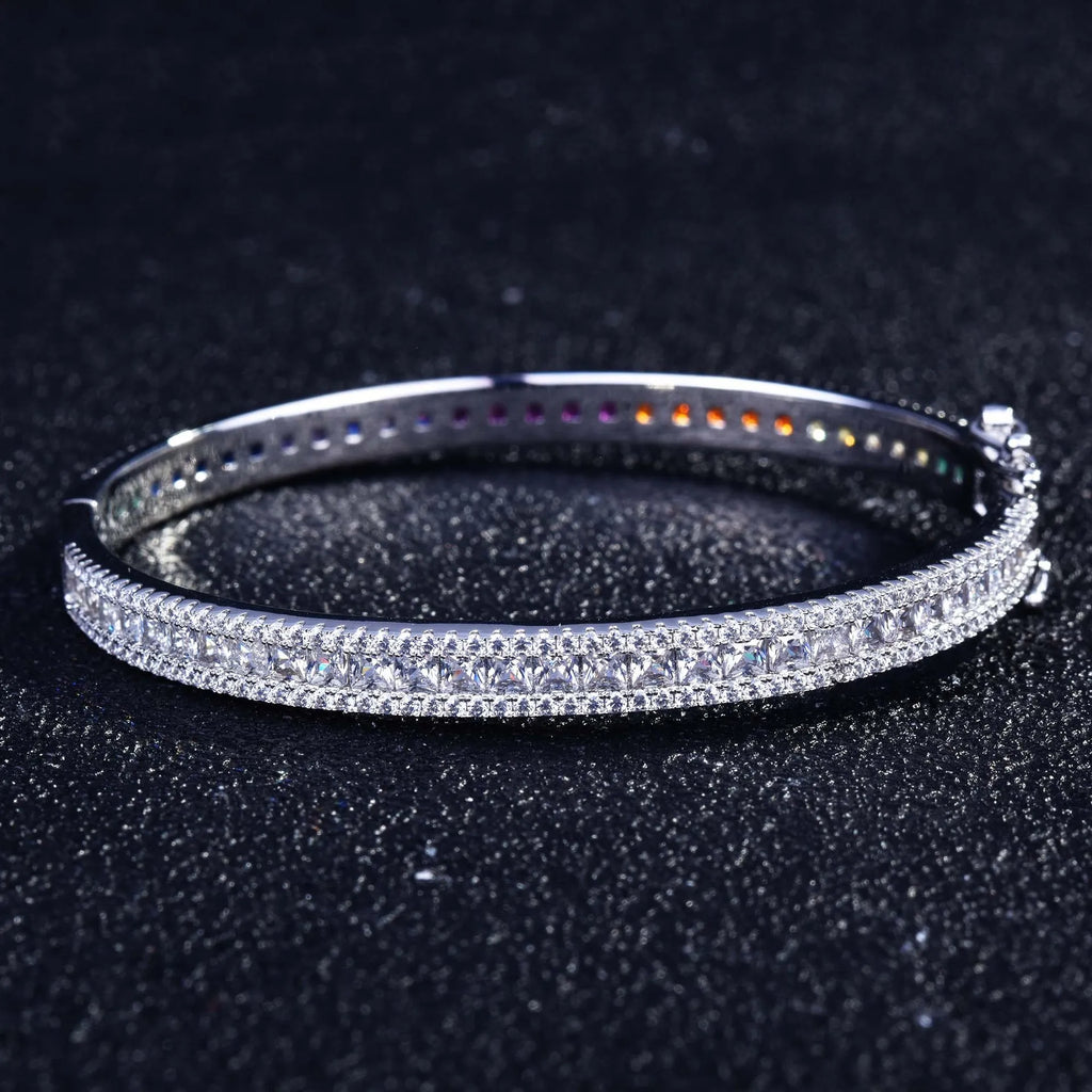 Colorful 925 Sterling Silver Bracelet for Women