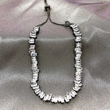 Rhinestone Link Choker Necklace Crystal Gift