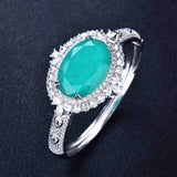 Natural Paraiba Tourmaline Stone Bracelet Silver Bangle for Women