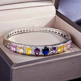 Women's Hollowed Out Diamond Plated Bracelet Retro Style
