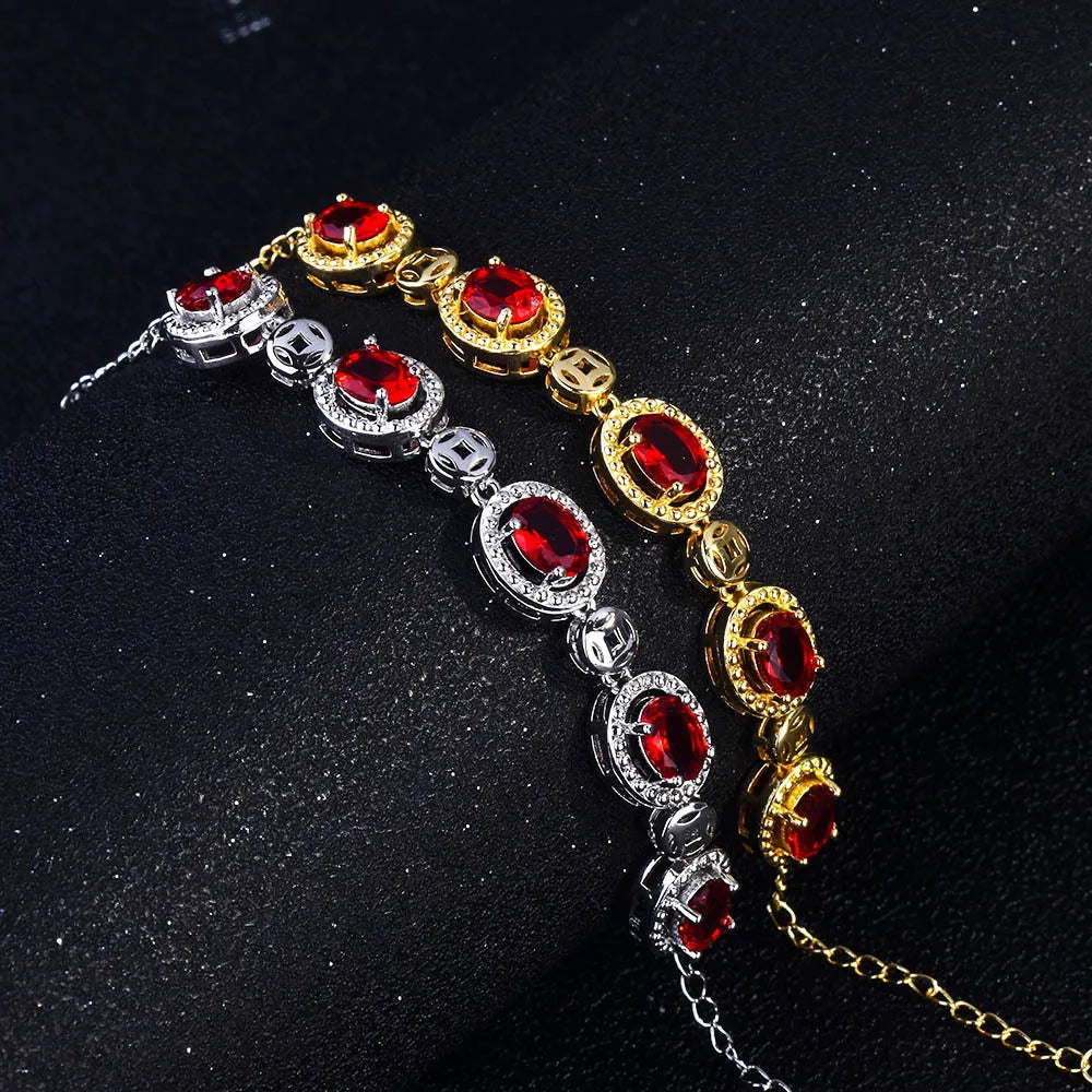 Vintage Lab Diamond Tennis Bracelet 925 Silver Jewelry Anniversary Gift