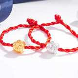 Queenkiss Pig 18KT Pendant Bracelet Fine Jewelry