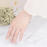 925 Silver Pendant Bracelet Couples Birthday Wedding Gift