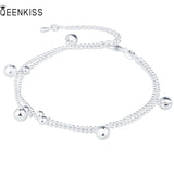 925 Silver Pendant Bracelet Couples Birthday Wedding Gift