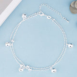 925 Silver Pendant Bracelet Couples Birthday Wedding Gift