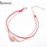 Queenkiss BT6145 Pig 18KT Pendant Bracelet