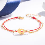 Queenkiss BT6145 Pig 18KT Pendant Bracelet