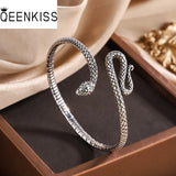 QUEENKISS Snake Tai Silver Bracelet Bangle