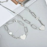 925 Silver Love Pendant Bracelet for Birthday Wedding