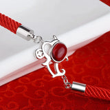 925 Sterling Silver Dog Bracelet for Couples