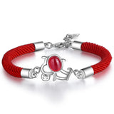 925 Sterling Silver Dog Bracelet for Couples
