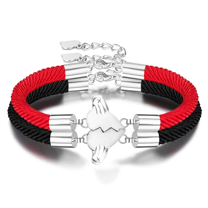 Queenkiss Broken Heart 925 Silver Bracelet