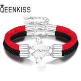 Queenkiss Broken Heart 925 Silver Bracelet