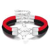 Queenkiss Broken Heart 925 Silver Bracelet