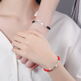 Queenkiss Broken Heart 925 Silver Bracelet
