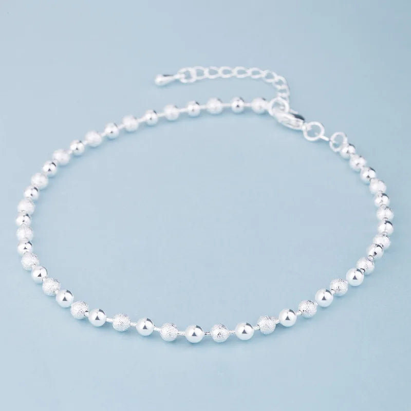 925 Silver Pendant Bracelet Queenkiss BT669 Gift