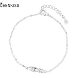 925 Sterling Silver Cat Pendant Bracelet