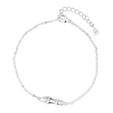 925 Sterling Silver Cat Pendant Bracelet