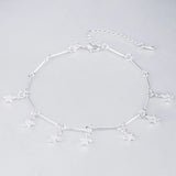 925 Silver Star Pendant Bracelet Couples Gift