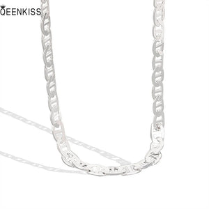Punk Pig Nose 925 Sterling Silver Necklace