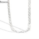 Punk Pig Nose 925 Sterling Silver Necklace