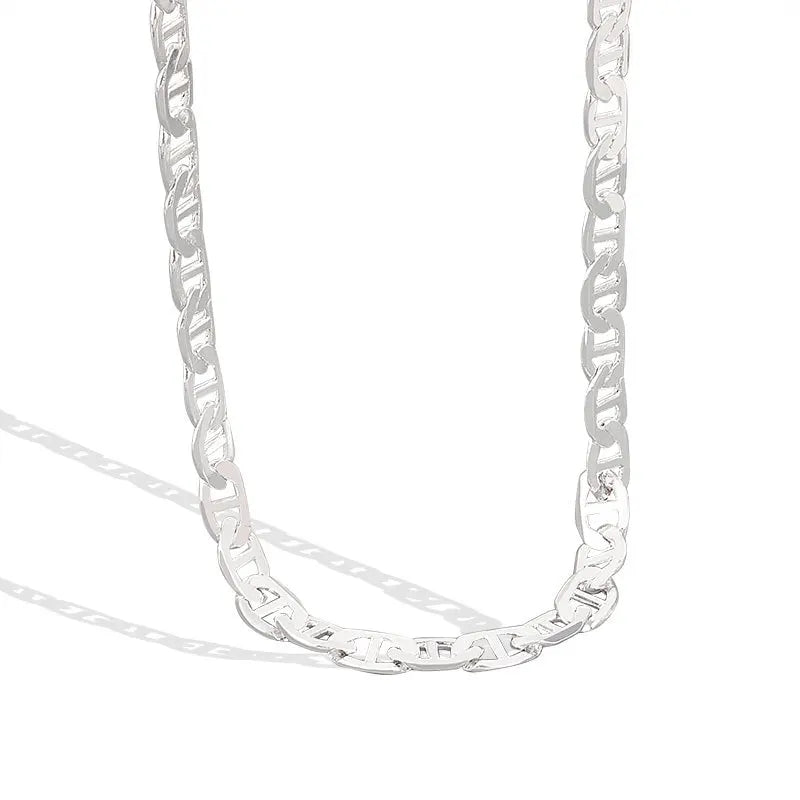 Punk Pig Nose 925 Sterling Silver Necklace