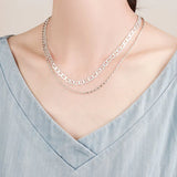 Punk Pig Nose 925 Sterling Silver Necklace