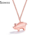 QUEENKISS NC6155 2022 Pig Pendant Necklace