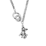 Queenkiss Bear 925 Silver Pendant Necklace