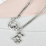 Queenkiss Bear 925 Silver Pendant Necklace