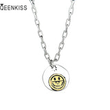Queenkiss 925 Silver Pendant Necklace Lady Girl Gift