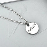Queenkiss 925 Silver Pendant Necklace Lady Girl Gift