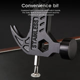Multifunctional Pliers Claw Hammer Portable Stainless Steel Multitool
