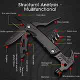 Multifunctional Pliers Claw Hammer Portable Stainless Steel Multitool