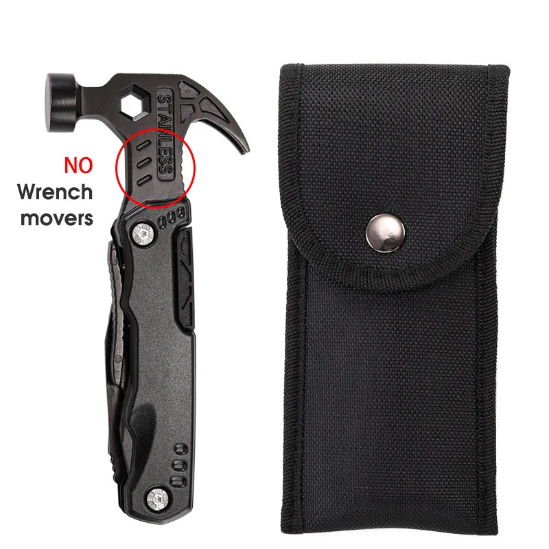 Multifunctional Pliers Claw Hammer Portable Stainless Steel Multitool