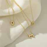 925 Silver A-Z 26 Letters Necklace Jewelry Chain Choker Necklace