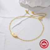 925 Silver Chain Bracelet Zircon Pendant Charm Bracelet for Lovers