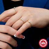 925 Silver Heart Ring for Women Party Jewelry